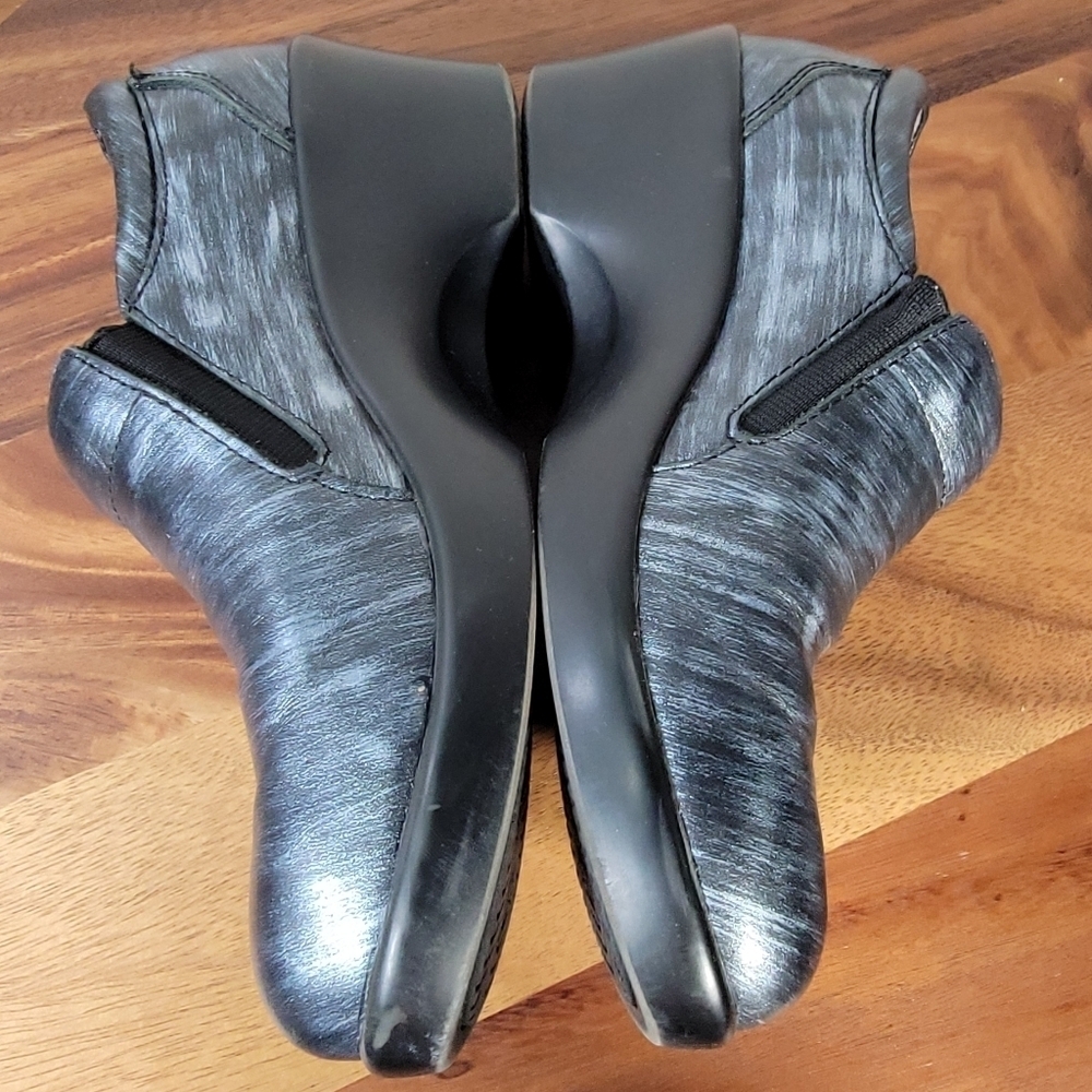 Alegria Eryn Women's Slip-On Shoes - Black Blue Clogs Size 36 - Picture 11 of 16